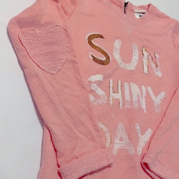 8/$20 Heart Elbow Patch Sweatshirt Size Large - Picture 1 of 7